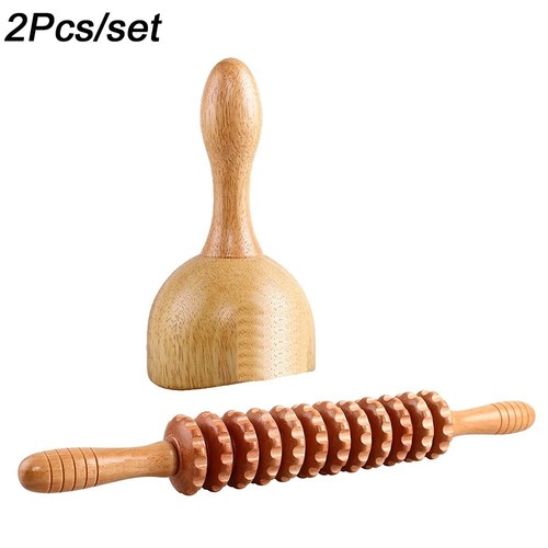 Wood therapy massage tool kit - therapy,