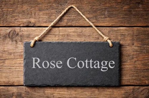 Personalised hanging slate - hanging,