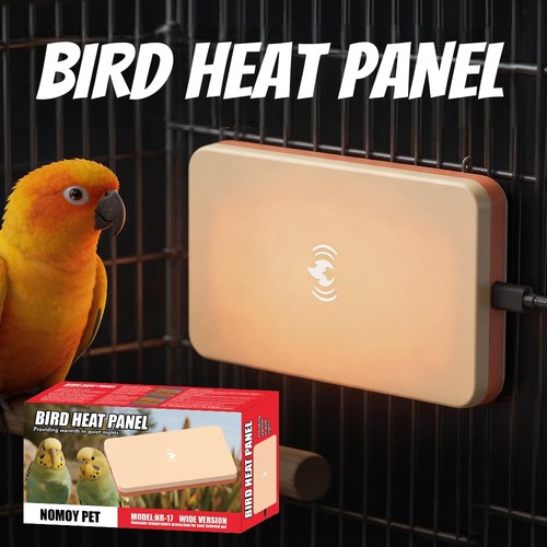 Aviary bird heat panel - heat, safe