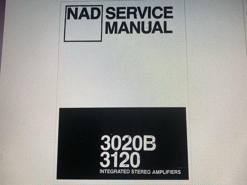 Nad 3020b service manual - nad,