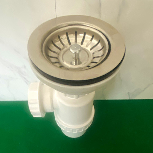 Stainless steel sink waste - steel,