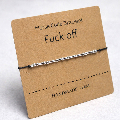 Morse code off bracelet - morse, ck