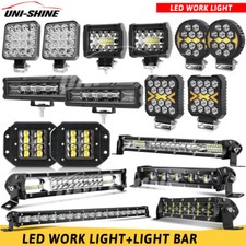 12-24V Car LED Work Light Bar Flood Spot Light Driving Offroad Truck SUV 4x4 ATV