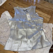 Never Fully Dressed Silver Tank - 10/12 - BNWT RRP £44