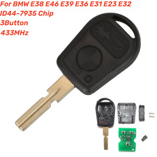 For Bmw E38 E46 E39 E36 E31 E23 E32 3 Buttons Radio Key 433 MHz ID44 Transponder