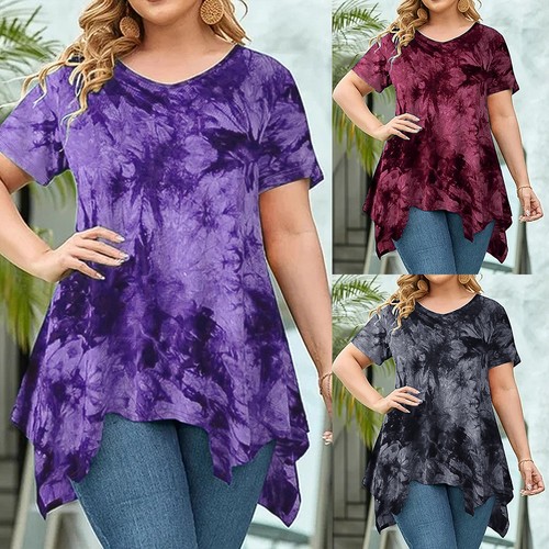 Plus size women tie dye - plus,