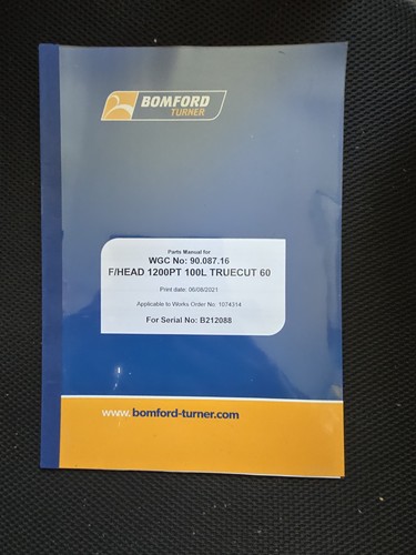 Bomford 1200pt 100l truecut - bomford,