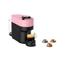 NESPRESSO by De'Longhi Vertuo Pop ENV90.P Coffee Machine - Black & Pink NEW