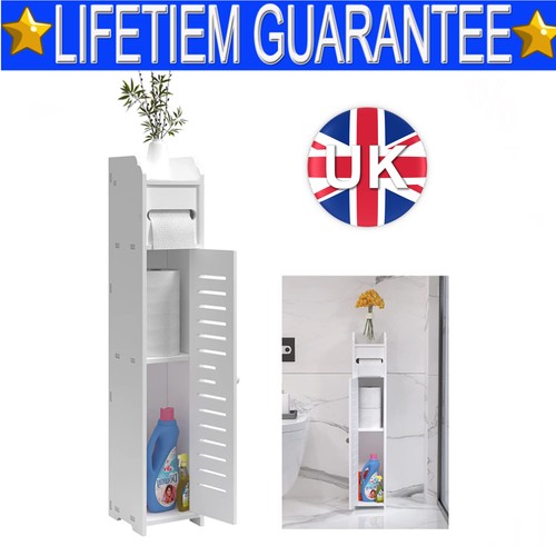 White bathroom cabinet storage - bathroom,