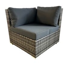 Grey Rattan Furniture Sofa Set