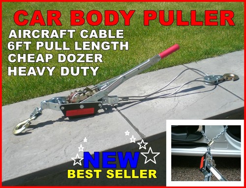 Car body puller - car, garage