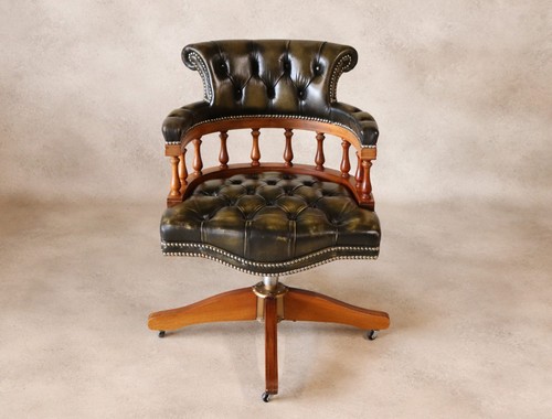 Vintage green leather - vintage,