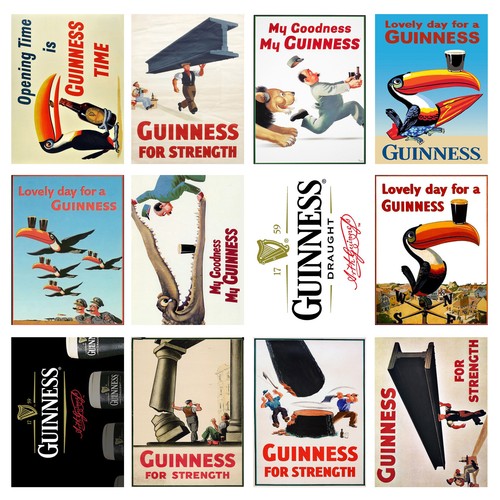 Guinness retro metal - retro,