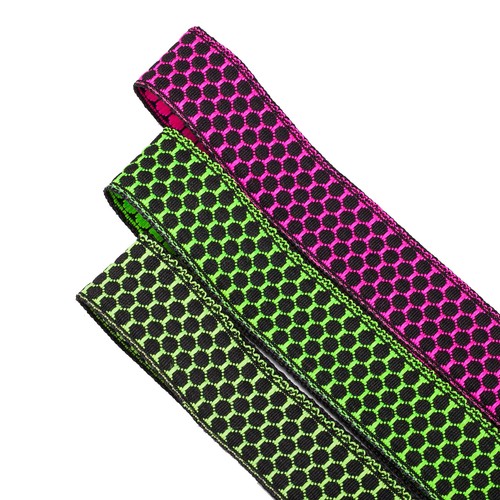 Geometric jacquard ribbon - ribbon, 35mm