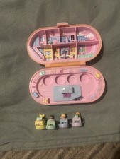 VINTAGE POLLY POCKET 1992 STAMPING SCHOOL SUN DAMAGE OUTSIDE