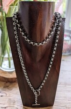 Silver Lariat Y-Drop Necklace
