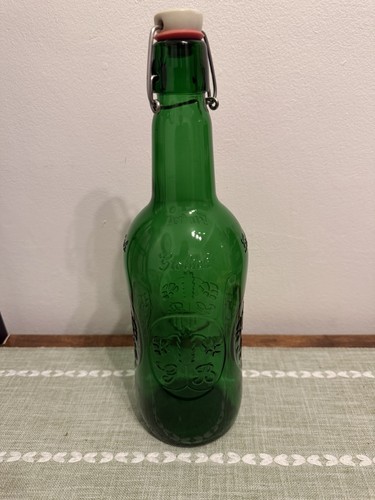 Vintage grolsch green glass - green,