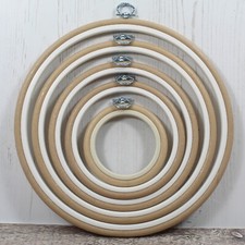 Nurge Embroidery Flexi Hoop Round Cross Stitch Display Sand in 5 Sizes