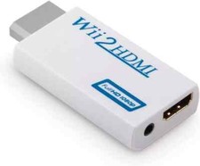 Wii TO HDMI Adapter Converter Wii2HDMI with 3.5mm Audio Video 1080P HD Output UK