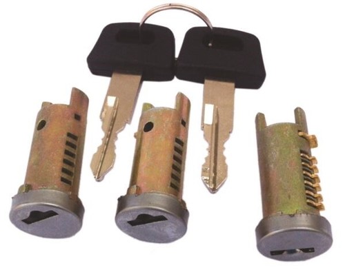 Lock set keys cylinders - keys,