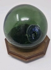 Vintage Green Glass Fishing