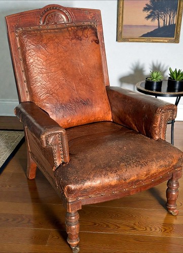 Antique victorian leather - antique,