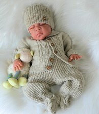 BABY KNITTING PATTERNS DK 86 LIAM BABY OR REBORN DOLLS PRECIOUS NEWBORN KNITS