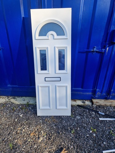 Upvc door panel - upvc, white
