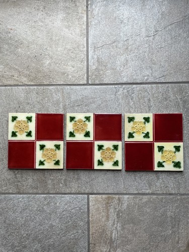 Vintage ceramic tiles bright - tiles,