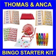 Bingo Cage Bingo Balls Bingo Tickets Bingo Dabbers Bingo Flyers Starter Kit 