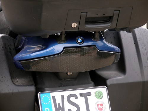 Smoked led tail light with - led,
