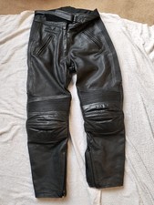 Frank Thomas Ladies Leather Motorbike Trousers UK 12 = 30"  Waist 