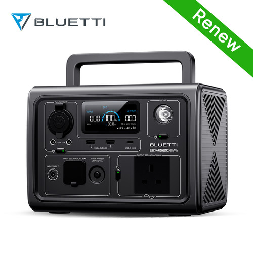 Bluetti eb3a 600w 268wh - bluetti,