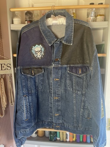 Men blue denim - blue, trucker