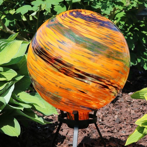Glass gazing ball - 10", for