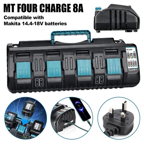 Ports dc18sf fast charger - 4-ports,