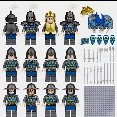 Lego castle minifigure king - 12,