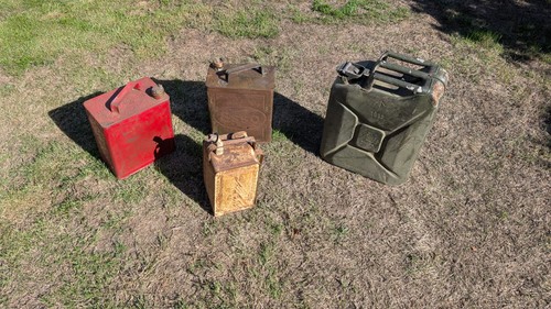 Vintage gallon petrol oil - vintage,