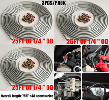 3Pcs 25ft Steel Zinc Brake