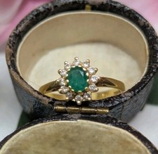 18ct Emerald and Diamond