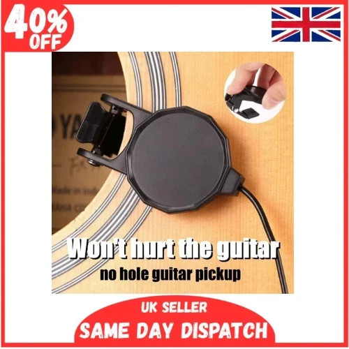 Clip piezo pickup contact - on,