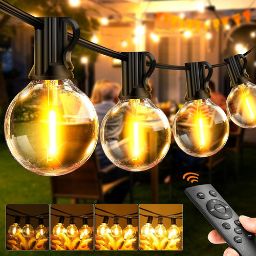 Outdoor string lights garden - outdoor,