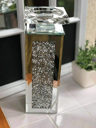 Tall crushed crystal pillar - crystal,