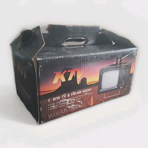 Vintage ktv portable black - vintage, 5"