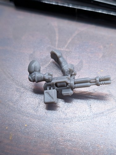 Space dwarf rotary cannon - space, gun