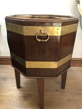 GEORGIAN BRASS BOUND MAHOGANY