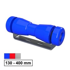 Polyurethane Keel Roller with Holder incl. End Caps galvanised