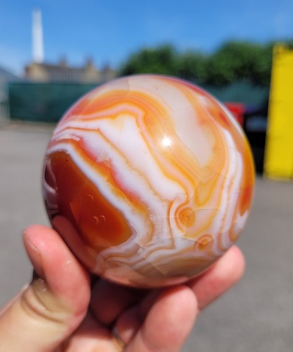 Sardonyx crystal sphere - crystal, brand