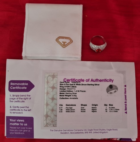 Fire opal white - fire,