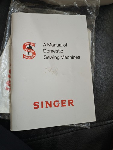 Vintage singer manual of - singer,
